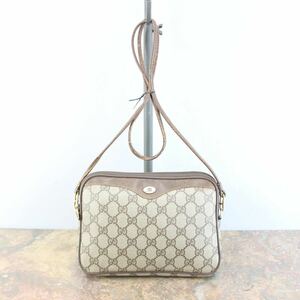 OLD GUCCI GG PATTERNED SHOULDER BAG MADE IN ITALY/オールドグッチGG柄ショルダーバッグ