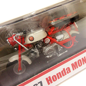 未使用品 エブロ EBBRO 1967 HONDA MONKEY ホンダ モンキー Z50M バイク レッド 赤 1/10 ミニカー ■SG