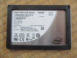 ★Intel SSD 160GB 4499時間　エラーなし正常！★