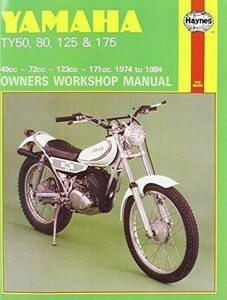 YAMAHA ヤマハ リペア リペアー マニュアル TY50 TY 80 125 175 1974 - 1984 整備書 整備 修理 モトクロス トレイル
