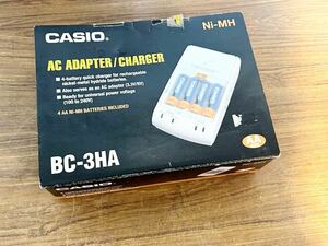 カシオ BC-3HA デジタルカメラ用ACアダプターチャージャー CASIO 単3電池充電器 単三 Ni-MH バッテリーチャージャー