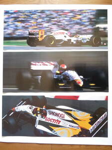 激レアポスター チーム・ロータス最後のF1マシン 94年F1 ロータス無限ホンダ ロータス109 未使用３枚セット ジョニー・ハーバート