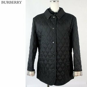 バーバリー キルティングジャケット ハーフコート レディース サイズ (M) BURBERRY ESTABLISHED CONSTANCE ブラック 展示用