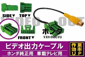 外部出力 VTR ケーブル コード 車 ホンダ HONDA VXH-098CVU 対応 出力 車載テレビ用