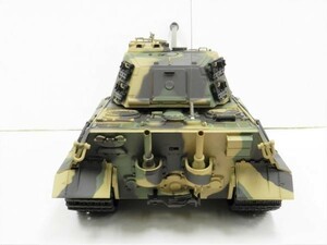 【対戦可能・塗装済み完成品戦車ラジコン】Heng Long（ヘンロン）製 Ver.7.0 2.4GHz 1/16 キングタイガー ヘンシェル砲塔 ☆3888A-1