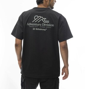 ★送料無料★2024春夏 新品【BILLABONG/ビラボン】【A/Div.】 UTILITY TEE ラッシュガード 水陸両用Tシャツ BLK メンズL BE011-865