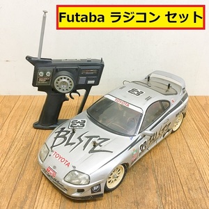 タミヤ?/ラジコン/トヨタ/スープラ/blstz/trd/no.33/フタバ/fp-r112je/コントローラー付き/megatech junior/fp-t2pbk/toyota/ジャンク/ey5