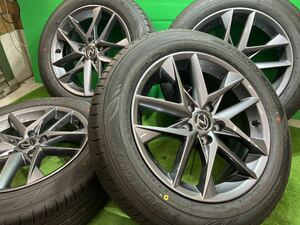 ★新車外し★LEXUS★LBX★純正タイヤホイール4本2023年 DUNLOP 215/60R17 ハリアー/C-HR/アルファード/ヴェルファイア/エスティマ レクサス