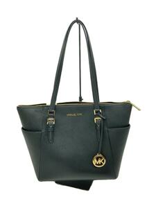 MICHAEL KORS◆トートバッグ/レザー/BLK/無地/35T0GCFT7L