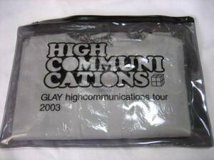 即決★GLAY 2003 HIGH COMMUNI CATIONS TOUR Ｔシャツ★オズT白