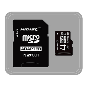 【5個セット】 HIDISC microSDHCカード 4GB CLASS10 UHS-1対応 高速転送 Read70 SD変換アダプタ付き HDMCSDH4GCL10UIJP3X5