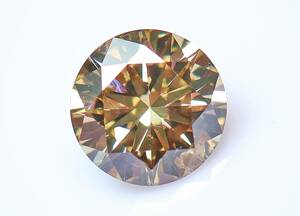 【１００円～】0.635ｃｔ 天然ダイヤ FANCY LIGHT BROWN（ナチュラルカラー）SI2