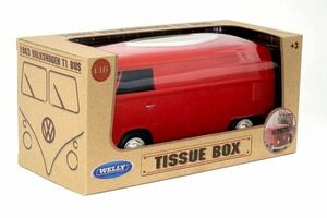 WELLY フォルクス ワーゲン ティッシュケース ティッシュBOX インテリア 西海岸 vw ワーゲンバス ミニカー