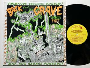 Back From The Grave Volume Three - Primitive Teenage Rocking’　US LP　60