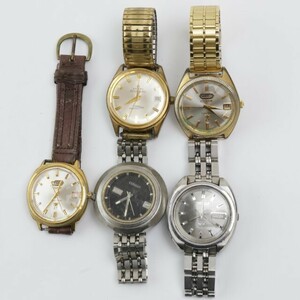 2405-537 シチズン 5本セット 機械式 腕時計 金色 銀色 クリスタルセブン セブンスター デイデイト