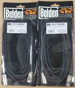 BELDEN 8412 MIC 10m XLR 2本セット ベルデン 