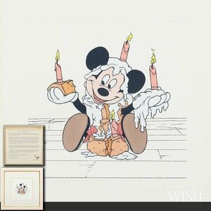 【真作】【WISH】ウォルト・ディズニー Walt Disney「ミッキーの誕生日パーティー」銅版画 証明書付 ◆ミッキー #24042323