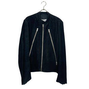 Maison Margiela(メゾン マルジェラ) 八の字 sude leather jacket (black)