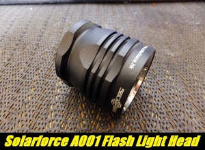 Solarforce A001 Head【新品】P60 ソーラーフォース フラッシュ ライト ヘッド カスタム Tactical タクティカル Surefire o-light Fenix