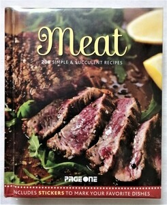 中古本 「Meat : 200 simple & succulent recipes 」/ 英語料理本 288頁