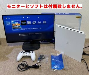 1円 動作確認済み SONY PlayStation4/PS4 CUH-2200AB02 500GB グレイシャー・ホワイト