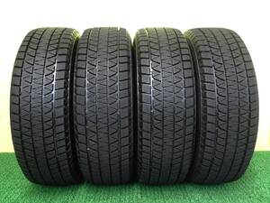 11487 中古 4本 235/65R18 106Q ブリヂストン ブリザック DM-V3 DMV3 2021年製 バリ山 BS 235 65 18 235-65-18 235/65/18