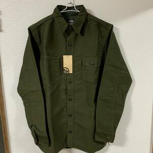 桃太郎ジーンズ (MOMOTARO JEANS) - サイズ：44(XXL・3L) モールスキン ワークシャツ 長袖シャツ 児島 アメカジ (タグ付き新品未使用品)