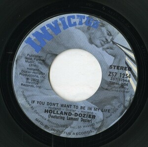 【7inch】試聴　HOLLAND-DOZIER 　　(INVICTUS 1254) NEW BREED KINDA WOMAN / IF YOU DON
