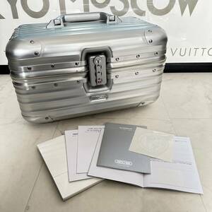 【即決/即納】！美品！TSAロック！ RIMOWA リモワ TOPAS トパーズ ビューティーケース メイクボックス 928.38 本物