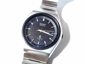 【Sx5】SEIKO/セイコー◇TYPEⅡ/タイプⅡ/7546-8090/QHK088◇1978年製♂クオーツ/デイデイト/ブラック