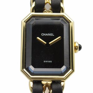 シャネル プルミエールL ブランドオフ CHANEL GP（ゴールドメッキ） 腕時計 GP/革 中古 レディース