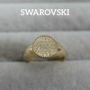 【匿名配送】SWAROVSKI スワロフスキー 指輪 10.5号 ゴールド