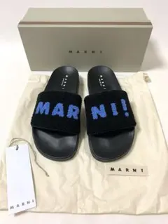 新品《 MARNI マルニ 》ラバー サンダル テリークロスアッパー 41