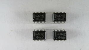 日立製　HA17458PS（OP Amp） 4pcs.