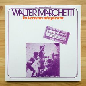 Walter Marchetti　In Terram Utopicam　LPレコード　2002年再発盤　見開きジャケット　GET415　Cramps/Nova Musicha　John Cage　Fluxus