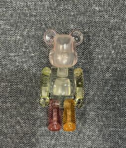 ベアブリック シリーズ22 JELLYBEAN ジェリービーン ステンドグラス レインボー クリア マルチ 100% BE@RBRICK メディコムトイ ③