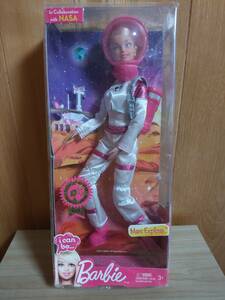 バービー人形 コラボレーション with NASA 火星探査 宇宙飛行士 未使用品 ややケース傷み ドール フィギュア 即決有り 激レア 
