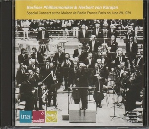 BERLIN PHILHARMONIKER & HERBERT VON KARAJAN - SPECIAL CONCERT AT THE MAISON DE RADIO FRANCE INA/ SPECTRUM 2CD