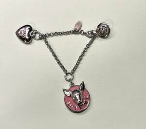 Vivienne Westwood／ブレスレット／ピッグ・ハート・小さいオーブ／Love Me Bracelet Silver