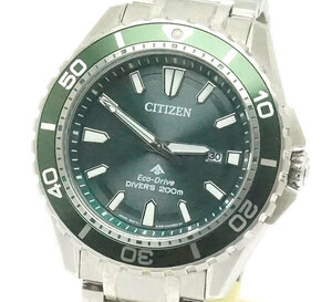中古 美品 CITIZEN シチズン エコドライブ メンズ 腕時計 ソーラー クォーツ E168-003FR07