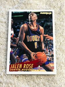 ジェイレンローズ Jalen Rose 1995 Fleer #276 Denver Nuggets