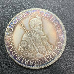 銀貨　古銭　ハンガリー　1621年　ガブリエル・ベスレン　ロバキア　国章　コイン　硬貨