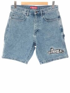 Supreme シュプリーム 21SS Handstyle Denim Painter Short デニムショーツ インディゴブルー サイズ：32