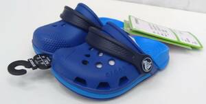 crocs クロックス キッズ 子供用サンダル 靴 シューズ サイズ 12cm ブルー 【未使用】美品