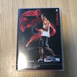 70★レスミルズ★Lesmills★DVD★CD★中古品★BodyPump★ボディパンプ70★英語コレオノート★箱に傷有★汚れあり★再生確認済★3点セット