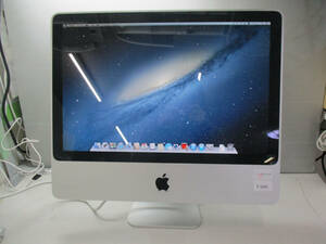 Apple iMac Mid 2007 20インチ ModelNumber:A1224 Core 2 Duo 2.4GHz/メモリ4GB/HDD320GB/MacOS X 10.8.5 管理番号I-288