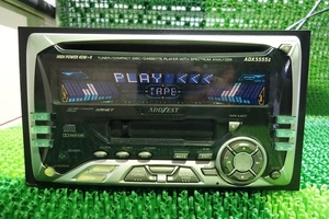 『psi』 アゼスト ADX5555Z 2DINサイズ CD・カセットレシーバー CD再生難有り