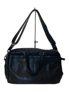 COACH◆ブリーフケース/レザー/BLK/F70354