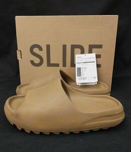 [箱・タグ付] adidas YEEZY SLIDE OCHRE アディダス イージースライド サンダル 27.5cm ブラウン オーカー GW1931 店舗受取可