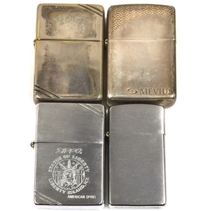 ジッポー メビウス 他 STATUE OF LIBERTY 含む オイルライター 喫煙グッズ 計4点 セット ZIPPO QV035-3